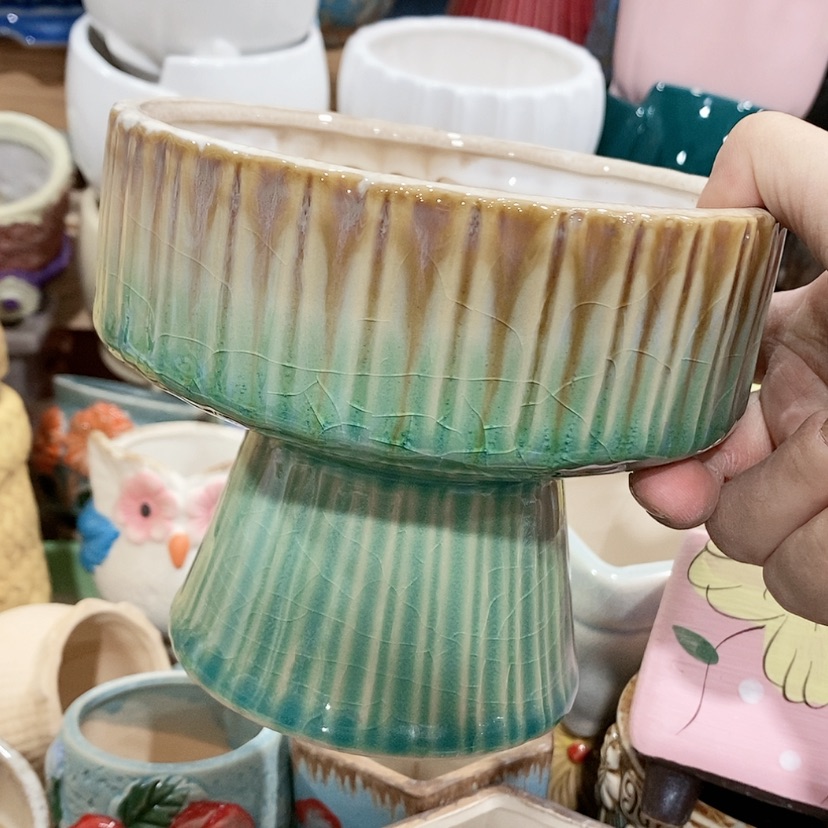 【闪购商品】陶瓷陶瓷花盆，多肉花盆