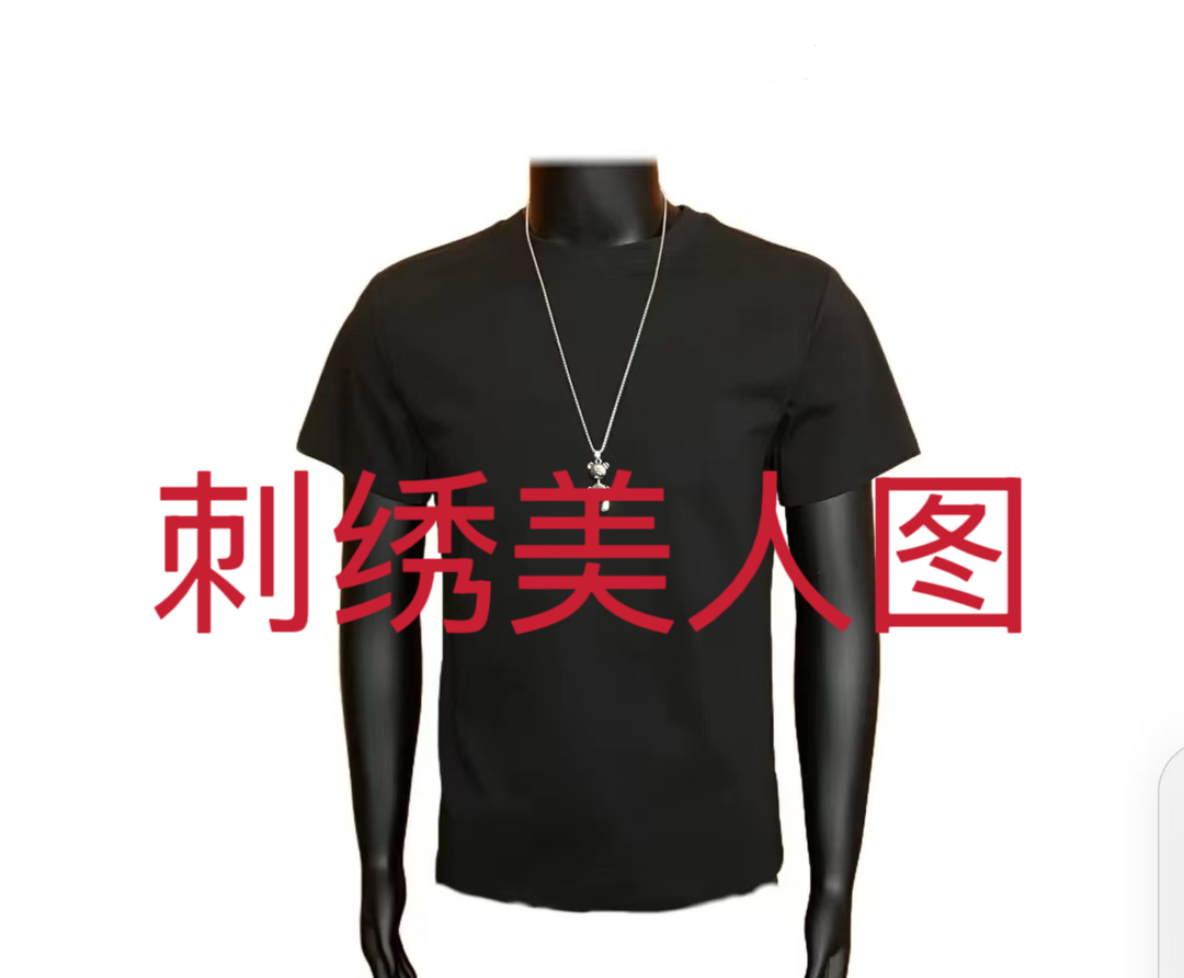 【刺绣美人图】百灵达刺绣-T恤 1-3