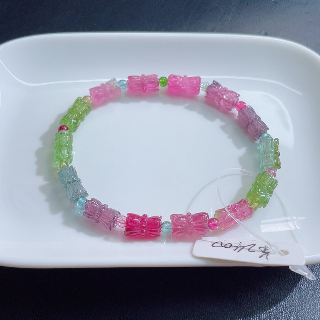 碧玺手链未镶嵌碧玺手链