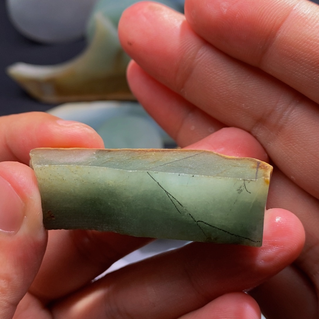 散珠翡翠料子直发