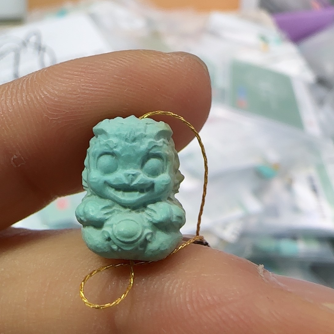 绿松石珠宝半成品未镶嵌