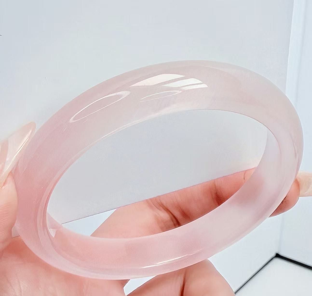 手镯 冰冰粉 显白贵气粉嫩 58圈口