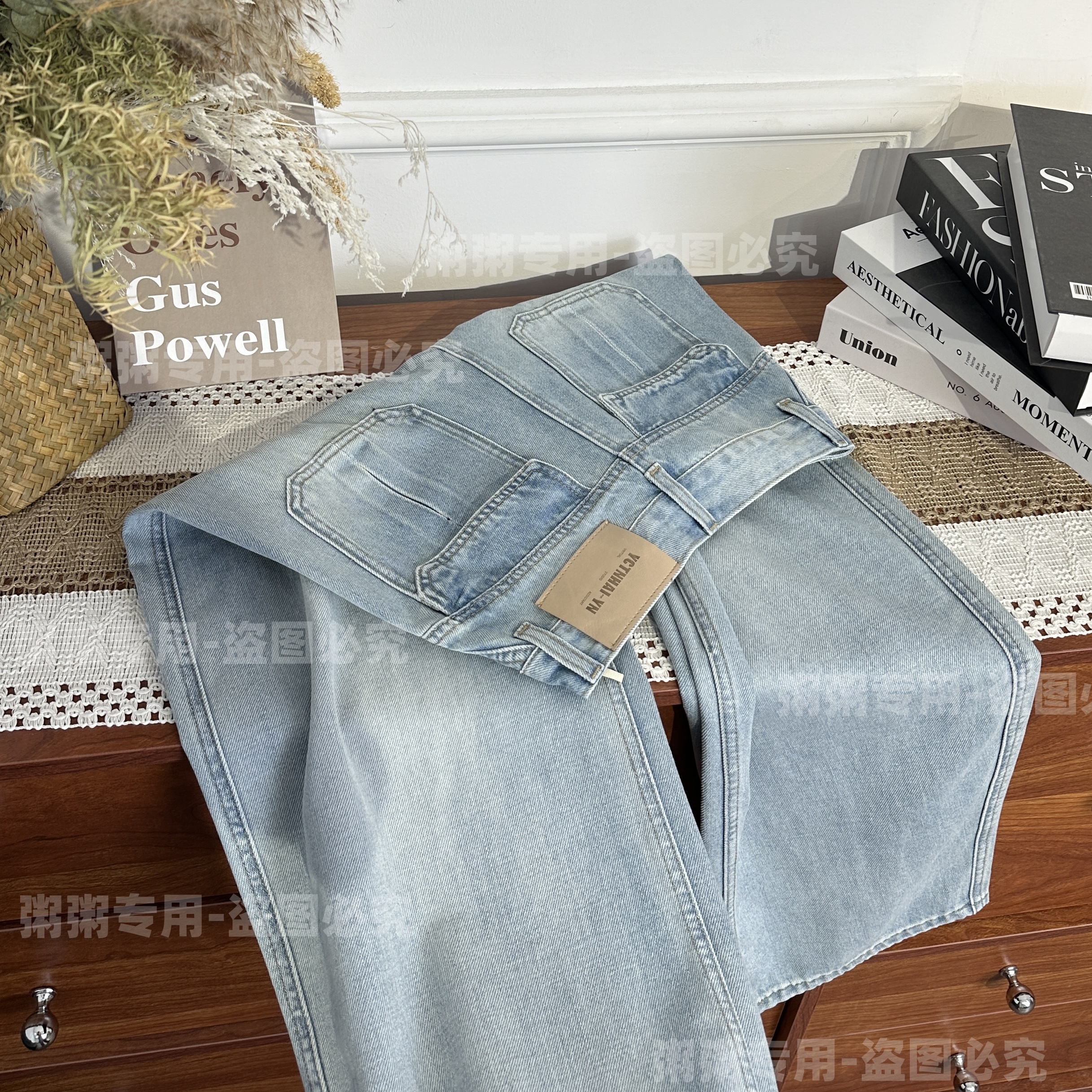 【运险+莱赛尔】夏季超薄款牛仔裤女窄版弯刀裤宽松显腿长