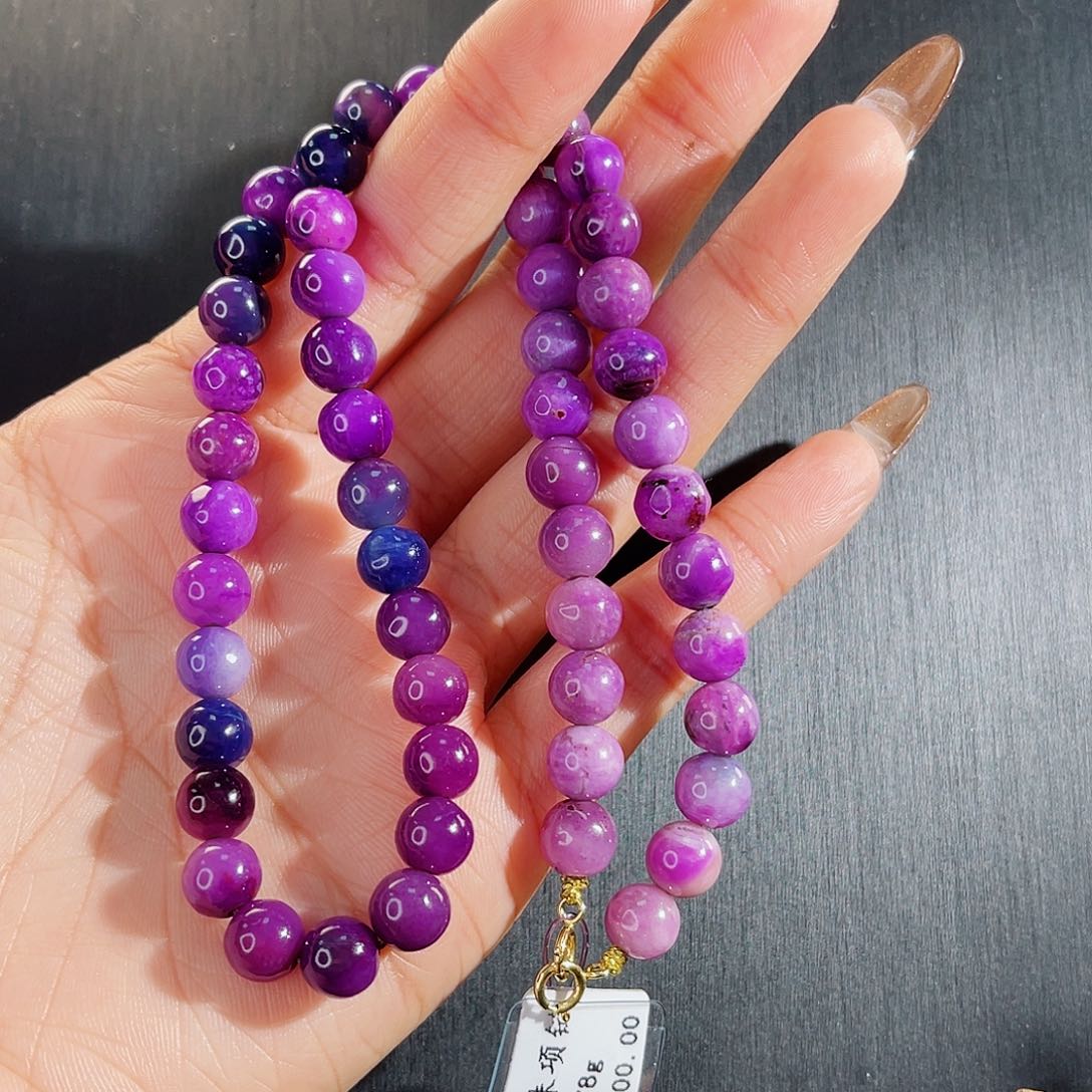 苏纪石（舒俱来）项链k金未镶嵌