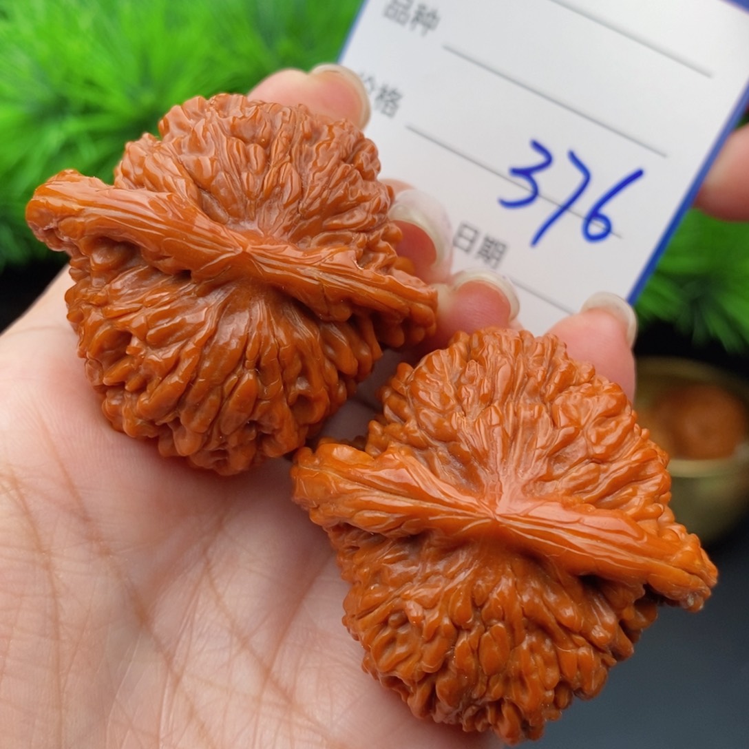 文玩核桃把件45四座楼376