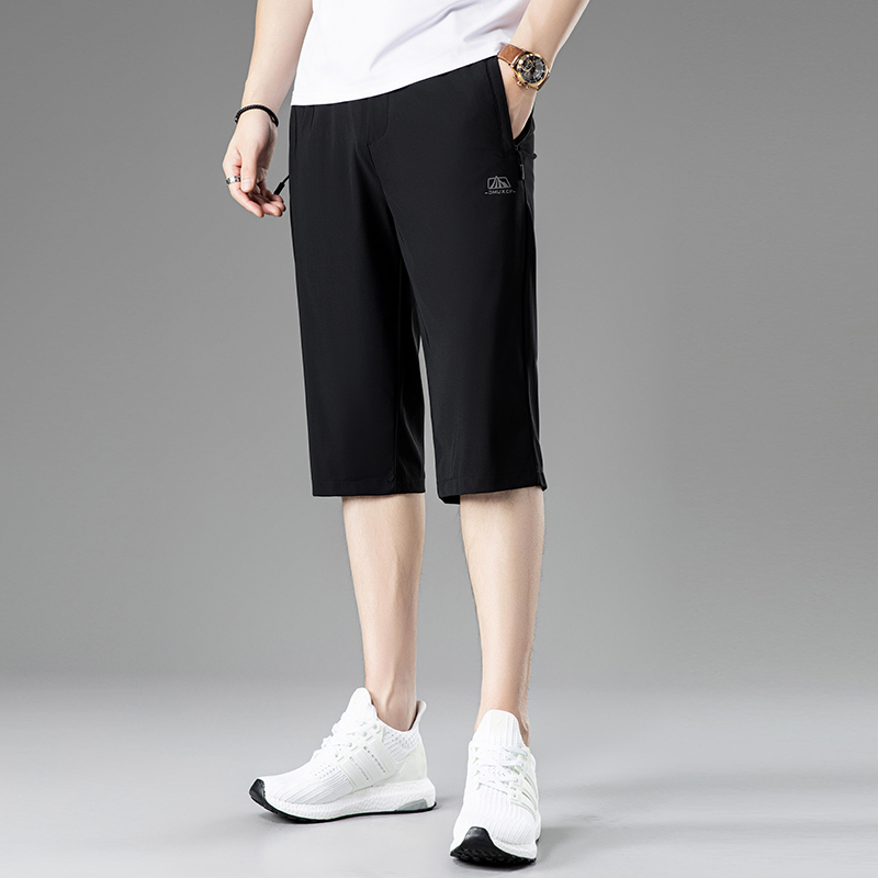 F66-25男士夏季休闲裤短裤男装裤子修身休闲七分裤休闲裤