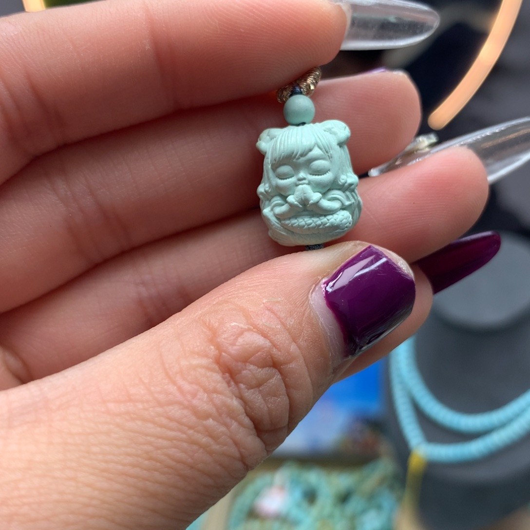 绿松石挂件未镶嵌