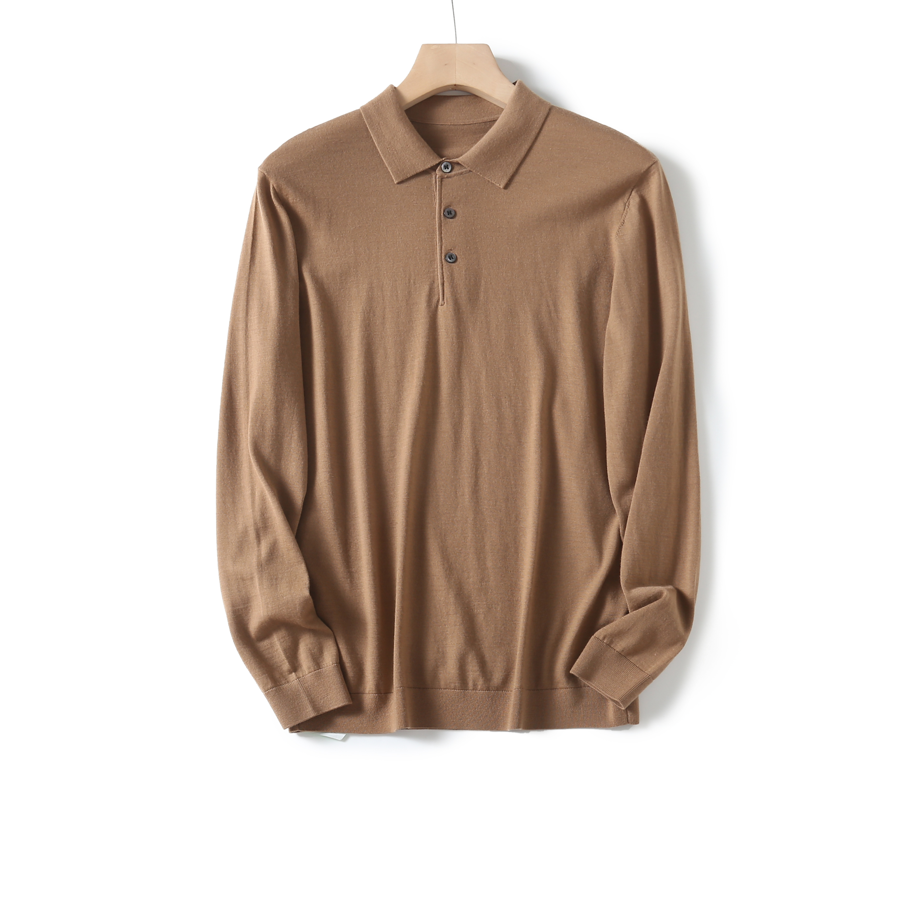 【春款】【polo领】【精仿】【可机洗】【全澳洲羊毛】【新款】打底翻领HM162