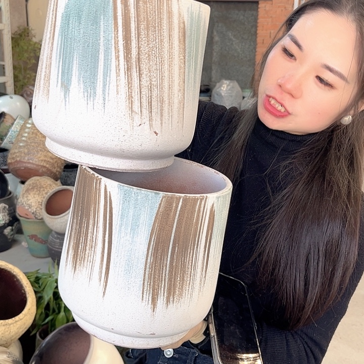 正品口19高21花盆……