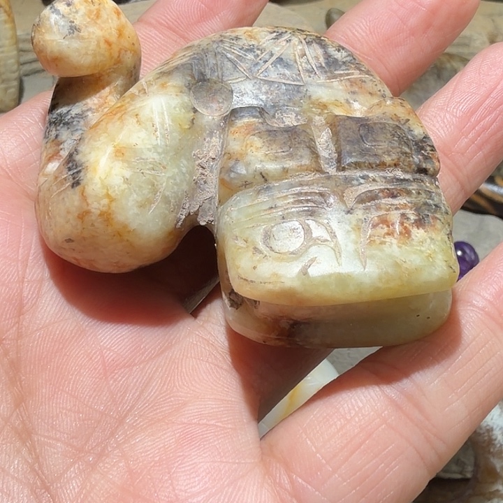 天****和田玉未镶嵌车挂