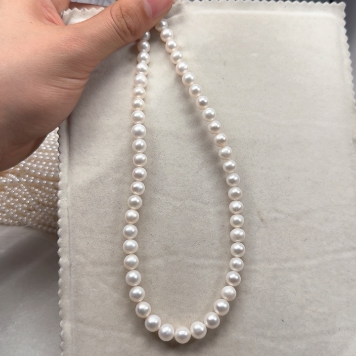 淡水珍珠定制项链带扣头未镶嵌