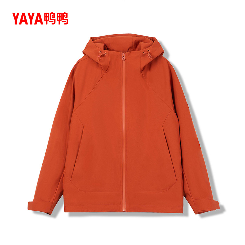 YAYA/鸭鸭男女同款2025年春秋季新款户外运动男装夹克外套