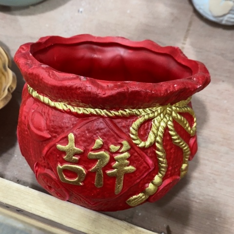 陶瓷小红色吉祥31313113