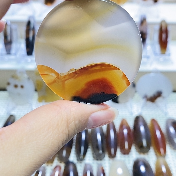 玛瑙/玉髓吊坠(不含链)未镶嵌