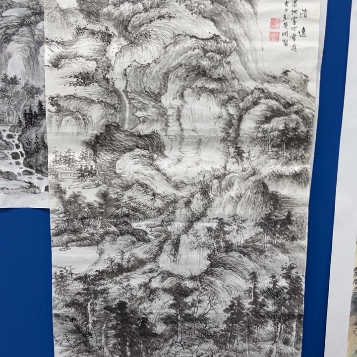 国画绘画手绘作品