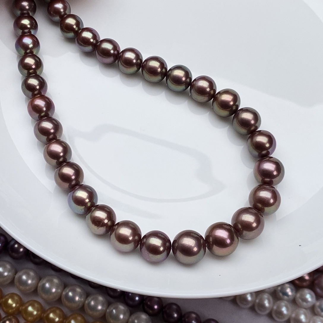 颈饰淡水珍珠银S925镶嵌