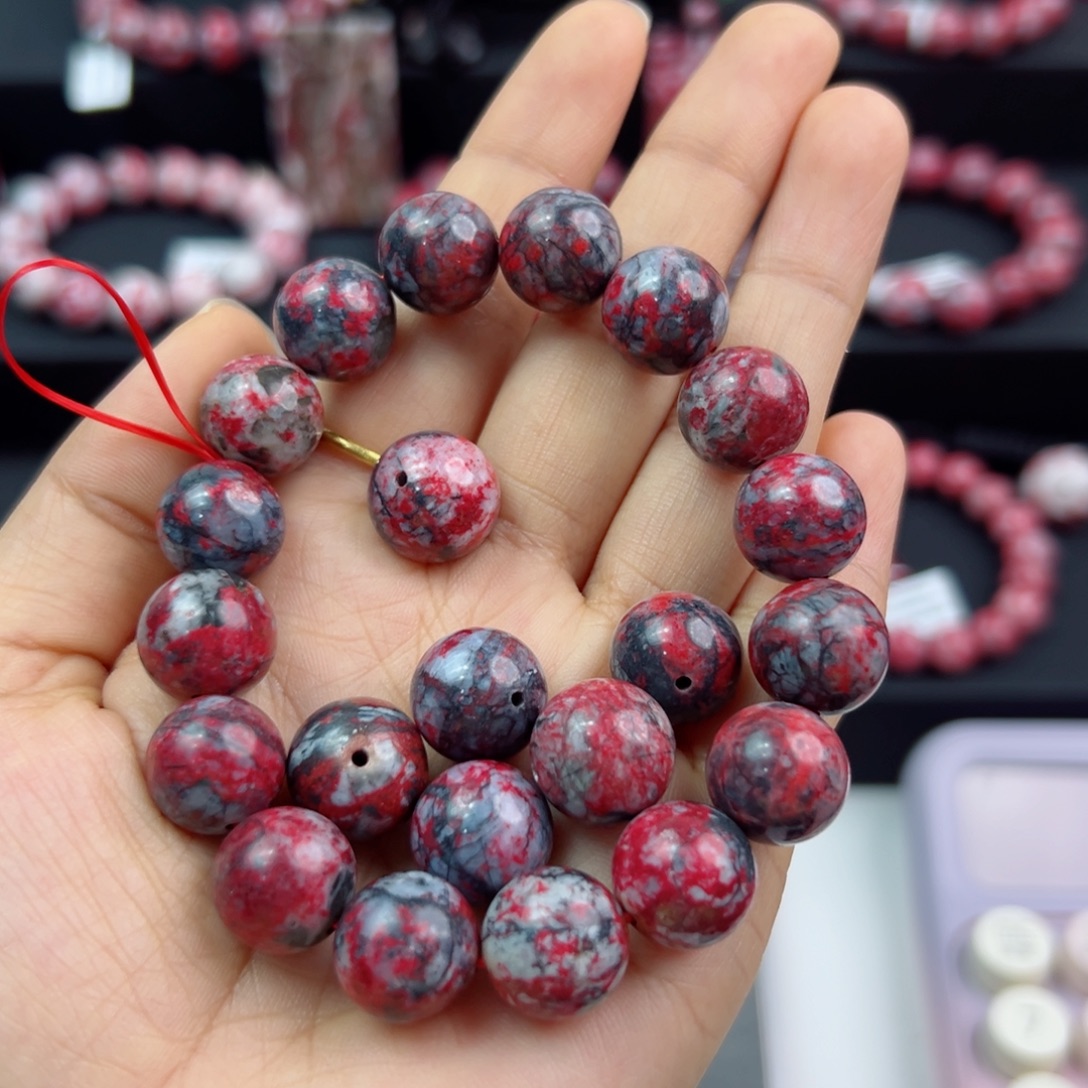 天然辰砂天然原石 卡13 82.5克