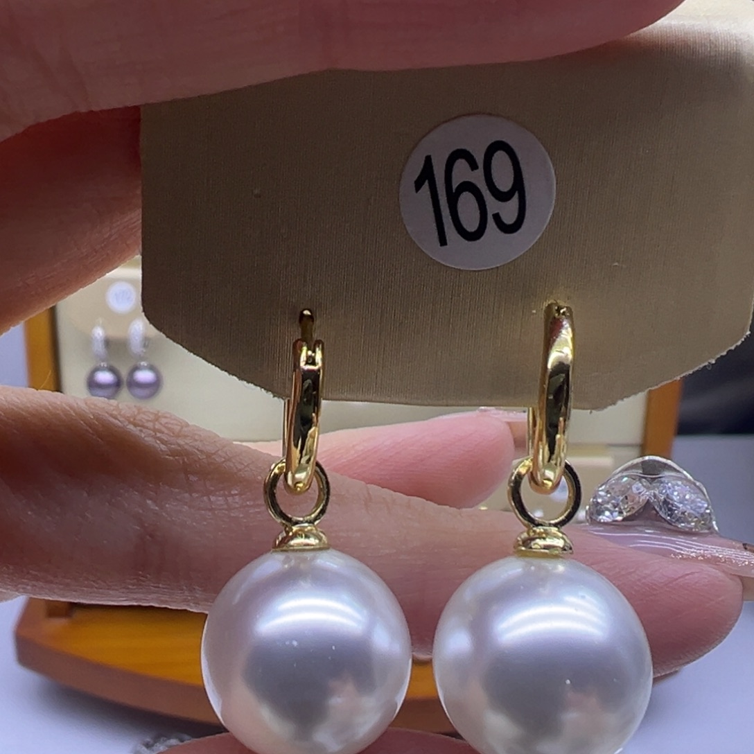 未镶嵌淡水珍珠耳饰