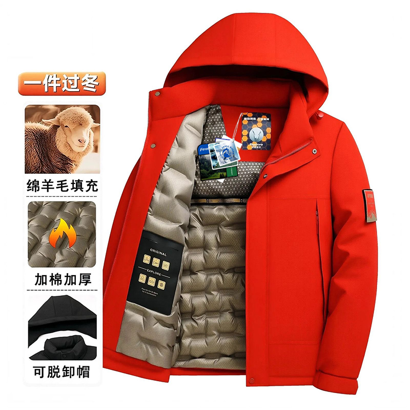 御寒服男女款冬季新款高端户外冲锋衣御寒服外套2512