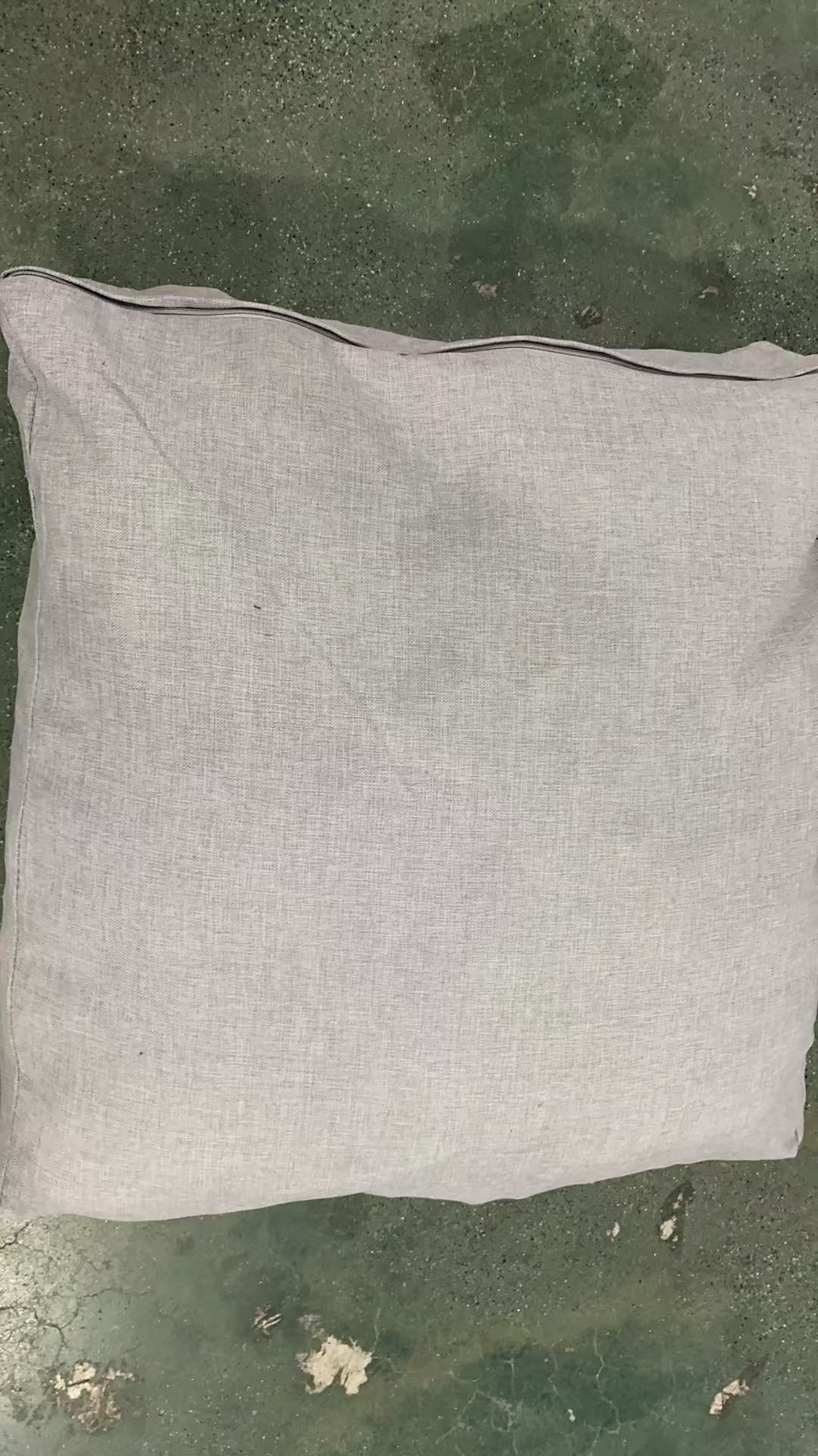 灰色超大腰靠套发1片 瑕疵