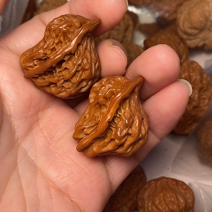 花***尘把件文玩核桃小鸟