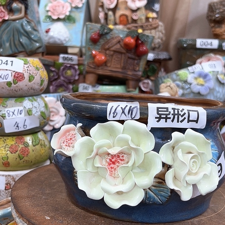 红陶粗陶多肉花盆