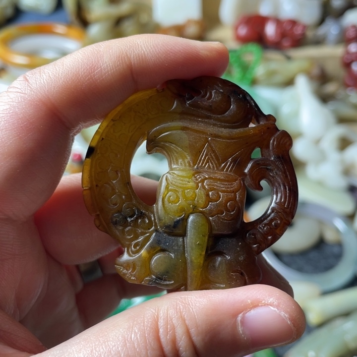 和田玉未镶嵌吊坠(不含链)