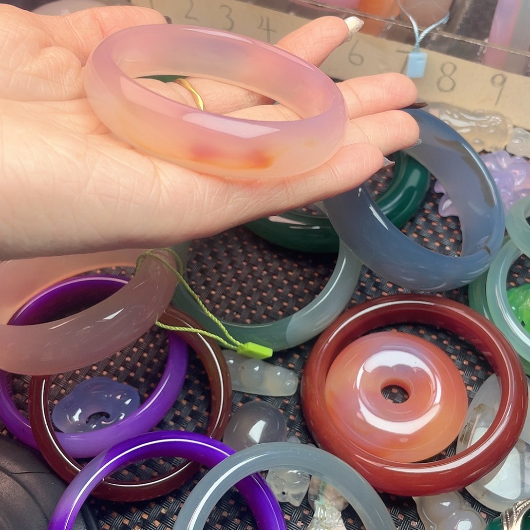 玛瑙/玉髓合金手镯