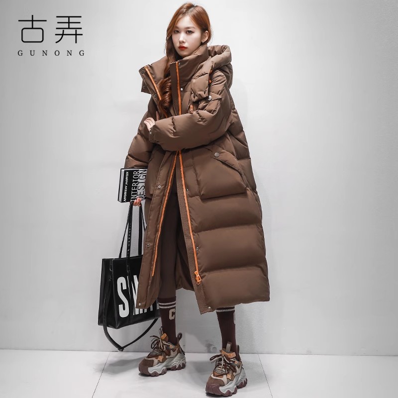 商场同款新国标羽绒服女长款高充绒量冬季2024新款防寒加厚保暖潮