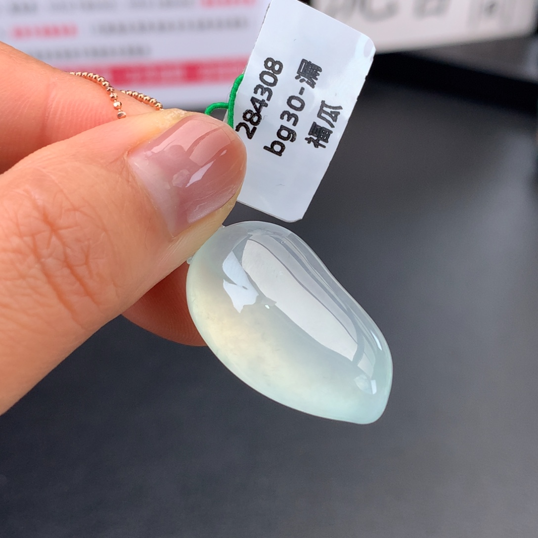 翡翠未镶嵌颈饰冰胶起钢光福瓜性价比推荐