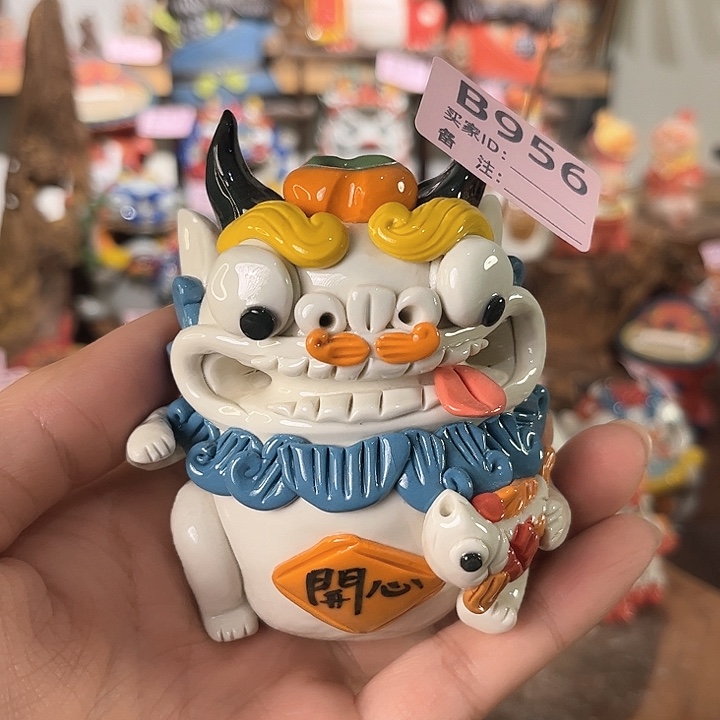 泥塑纯手工茶宠摆件