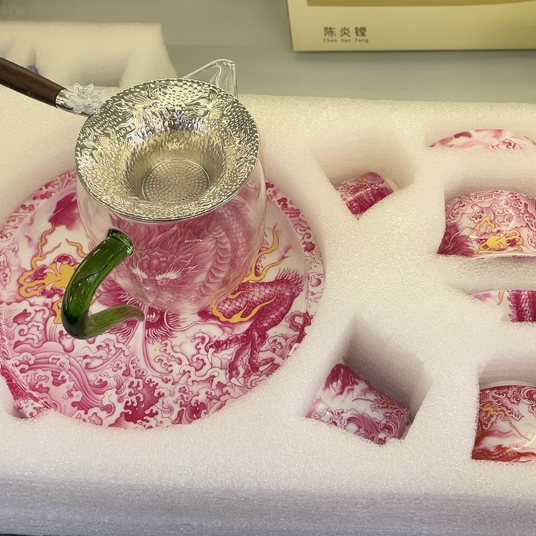 陶景德陶瓷盖碗茶具