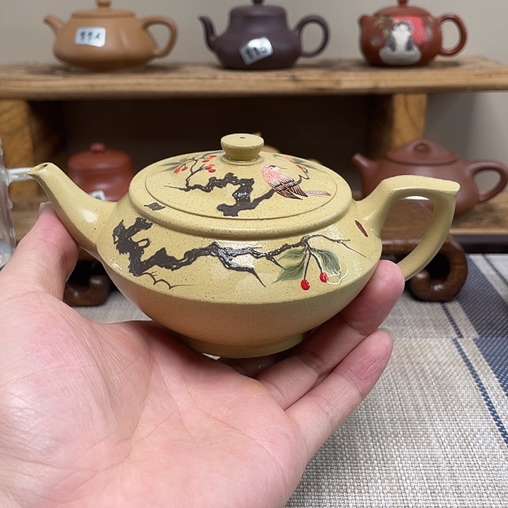 用***3茶壶紫砂原矿手工紫砂壶