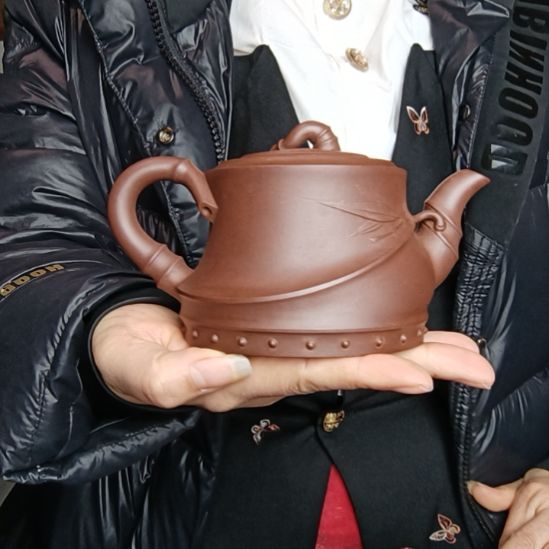 紫砂茶壶龙**天原矿底曹青