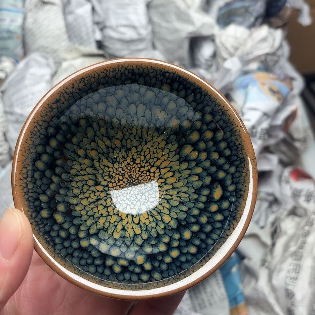 茶盏建盏主人杯一只微瑕