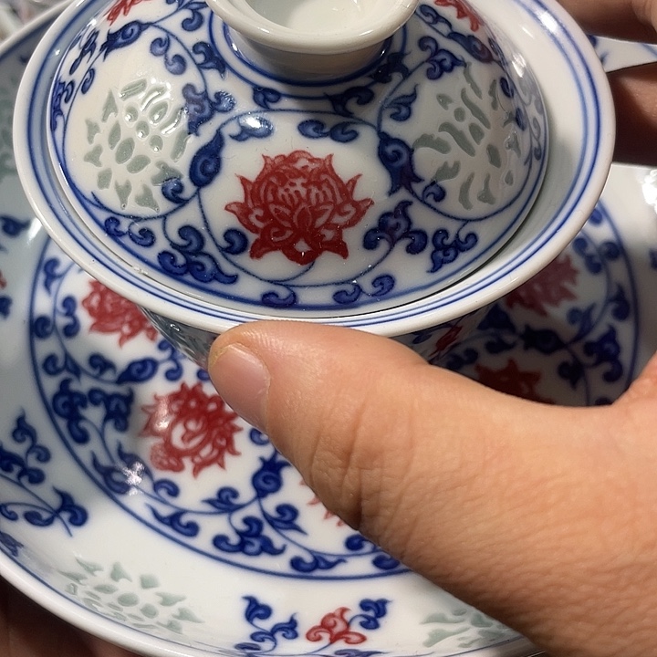 摆件陶景德镇陶瓷主人杯123