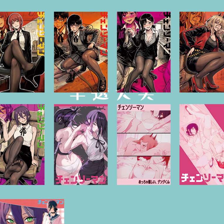电锯人（二创）进口亚克力水晶砖12*8*1.5