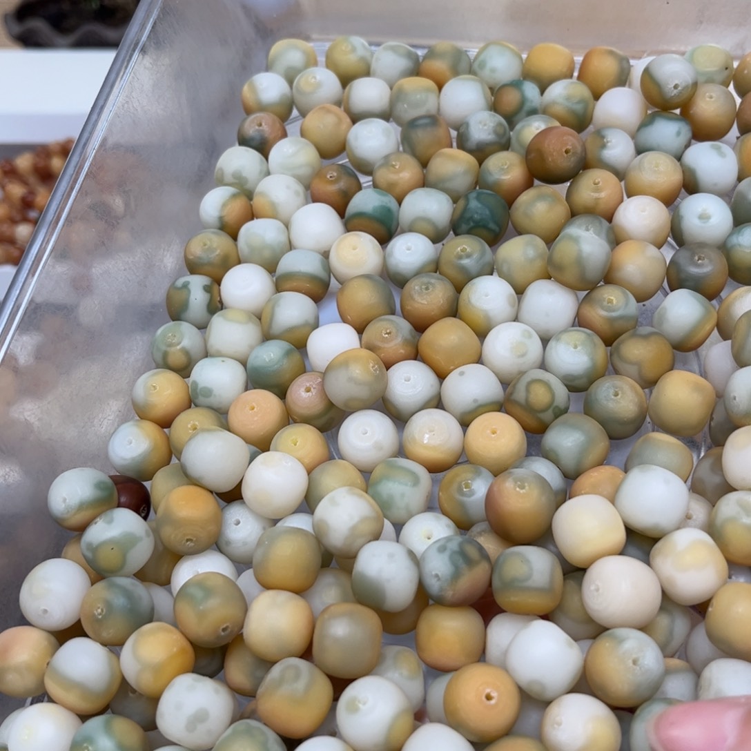 吊坠白玉菩提羊脂柑橘20颗