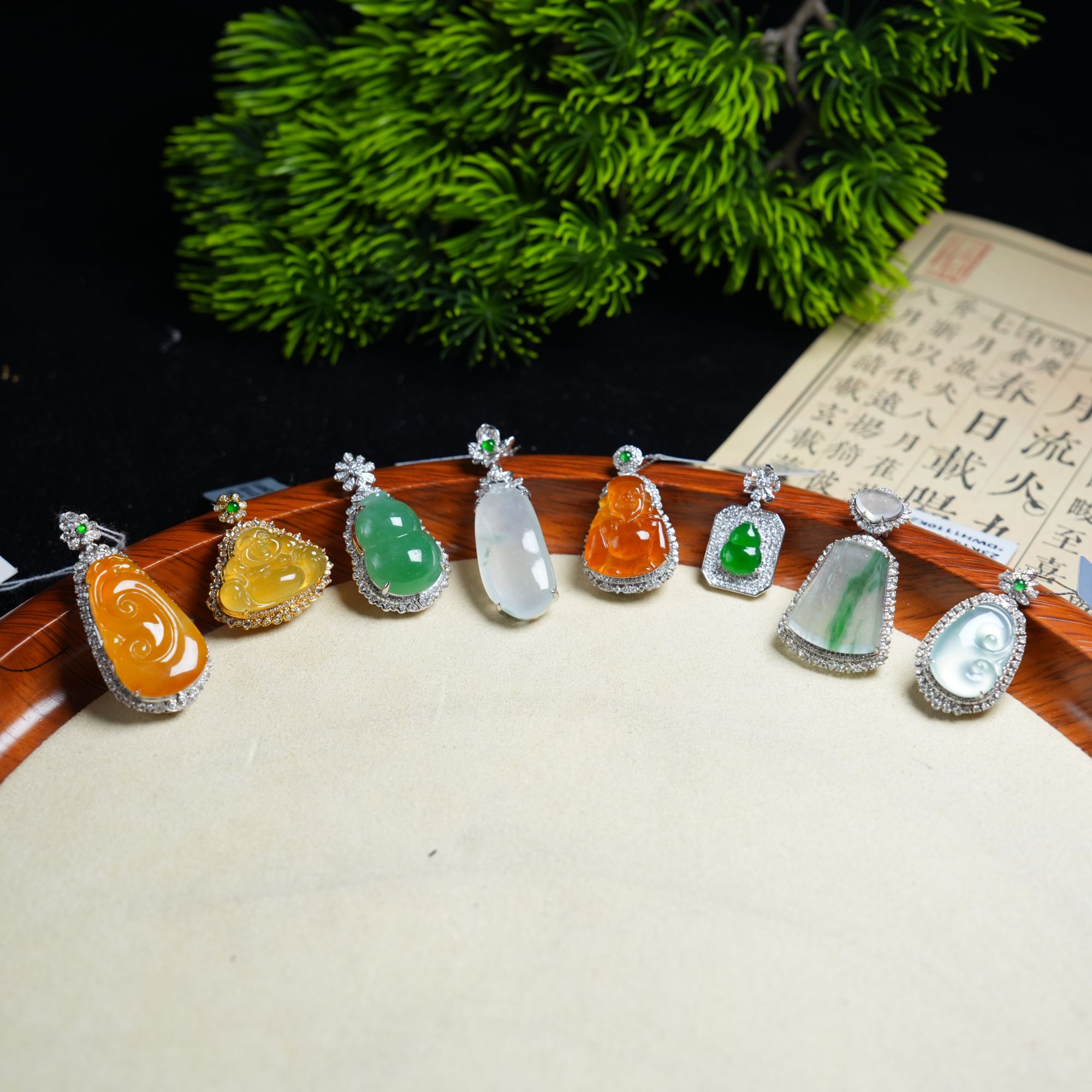 思懿珠宝 18k翡翠吊坠-17800-2-多样性发一