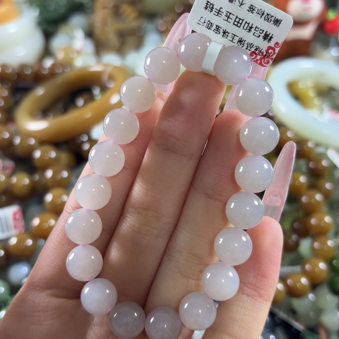 和田玉未镶嵌手链213