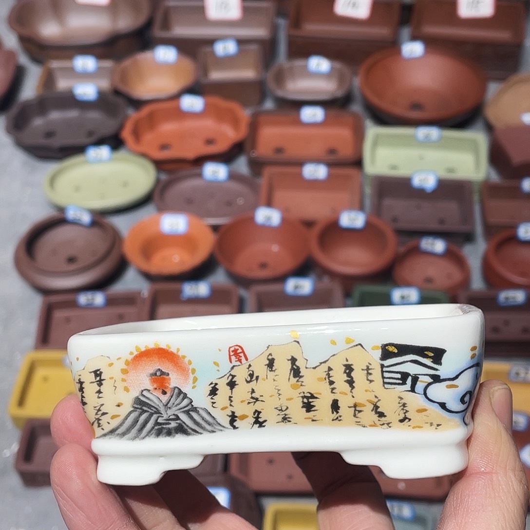 紫砂紫砂小盆9.5*7*3