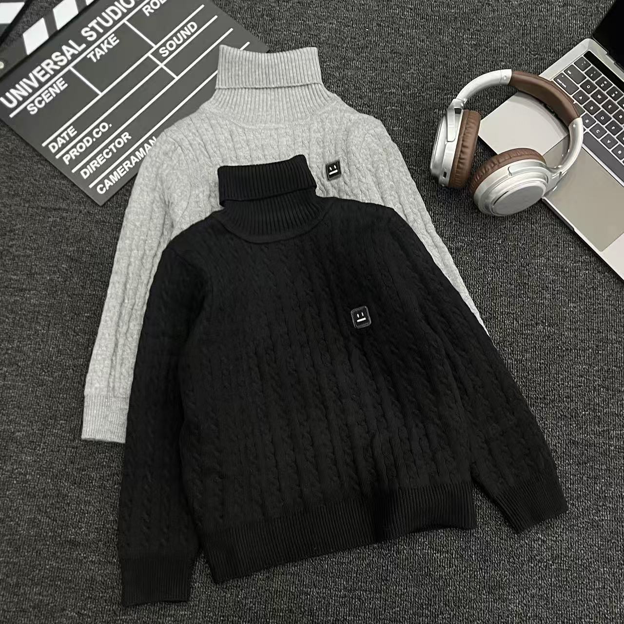【棉逗熊品牌】男童韩版冬季休闲男童百搭毛衣-17677-17781