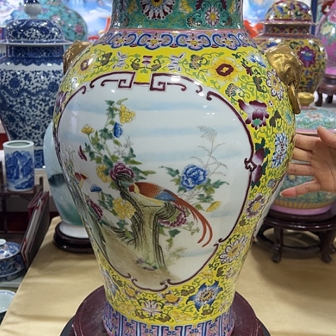 d****0确保品质一对珐琅彩