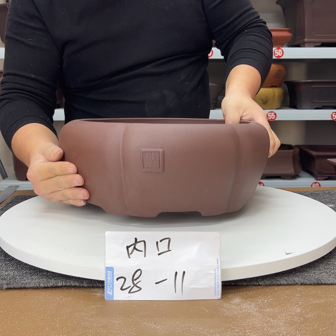 紫砂花盆早早就到