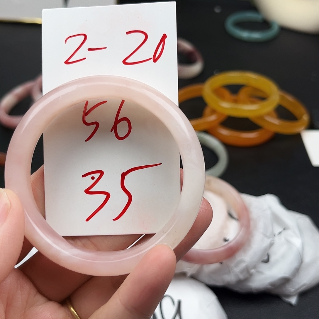 石英岩玉未镶嵌手镯2:20