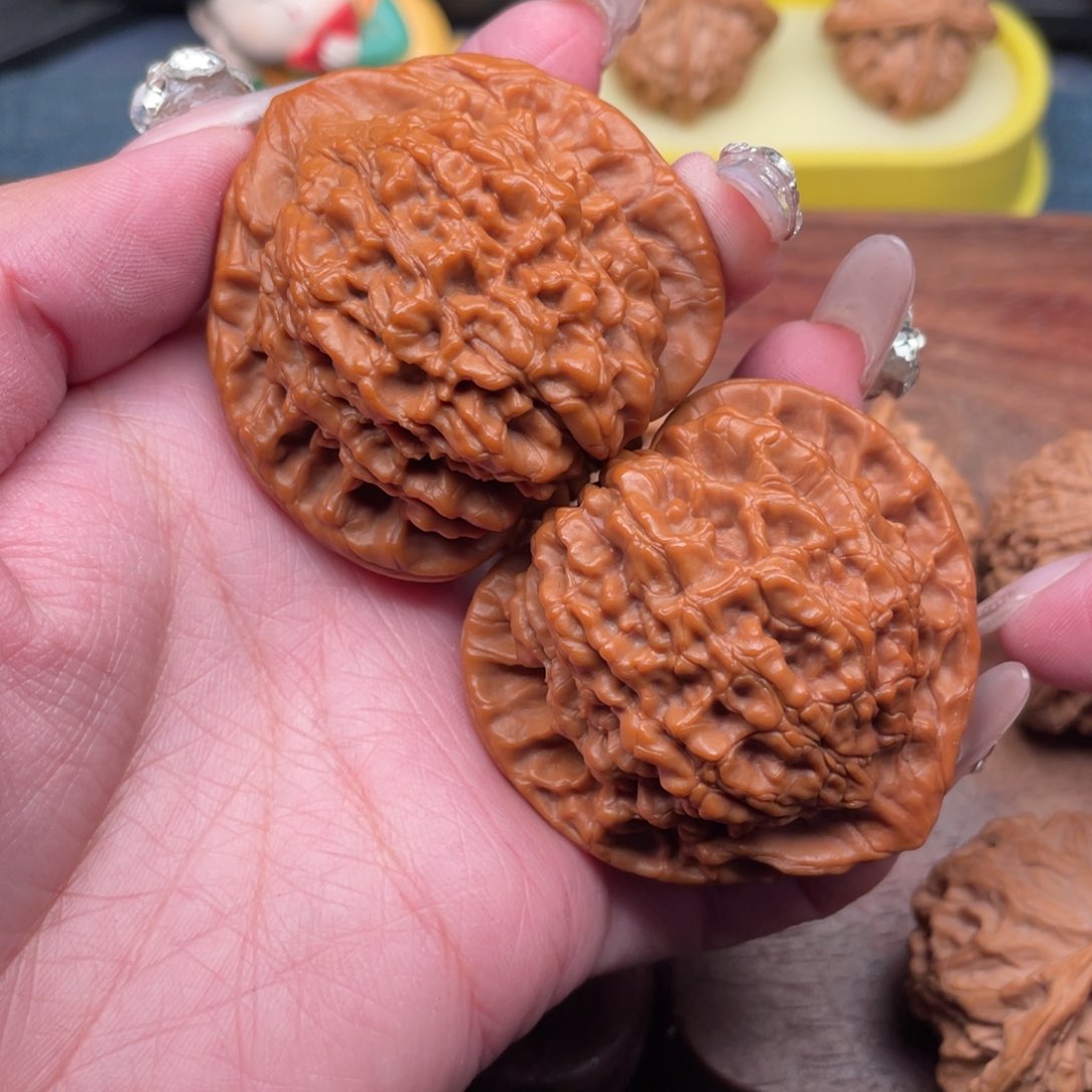 文玩核桃吊坠十***夜全品官帽49