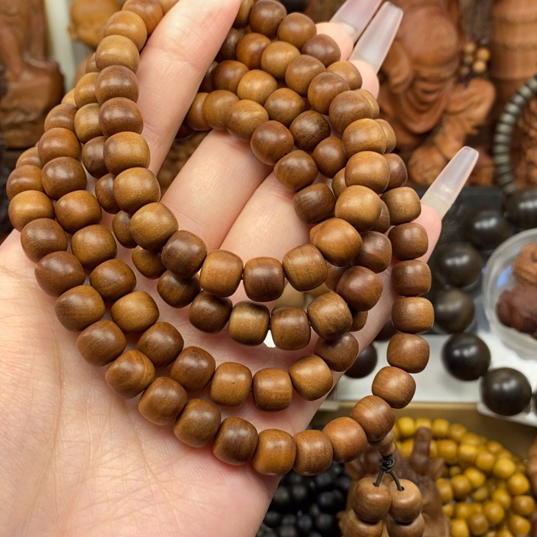 手串/手链檀香木迈索尔老山檀香0809.108奶香，微瑕