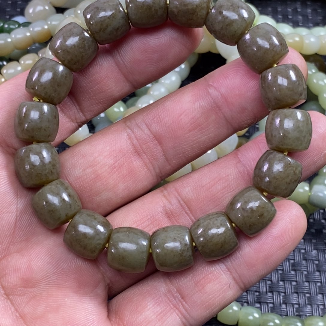 和田玉手链未镶嵌