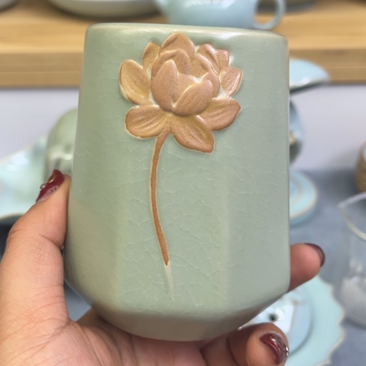 杯子瑕疵处理笔筒半手工