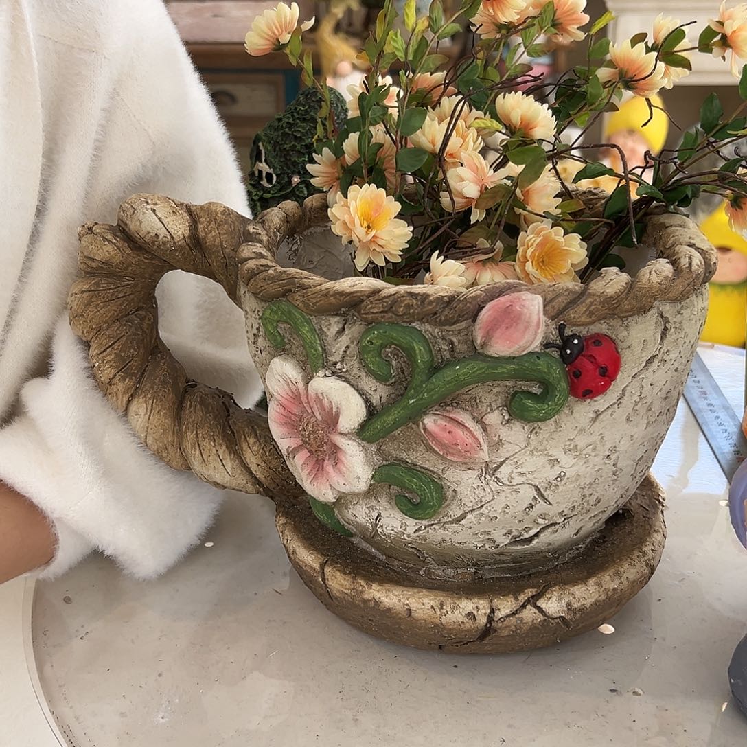 花园摆件红红火火